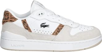 Lacoste Schoenen, Dames, Wit, 37 EU, Leer, T-Clip SET 225 1 COU SFA