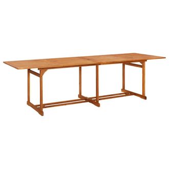 vidaXL Mesa De Comedor Jard&iacute;n 280x90x75 Cm Madera Maciza De Acacia Vidaxl