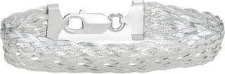 Candela Jewelry Sterling Silver Braided Bracelet at Nordstrom Rack