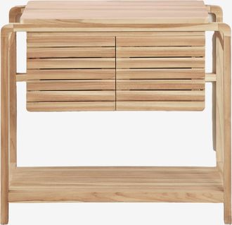 Sklum Conjunto De Mueble De Ba&ntilde;o En Madera De Teca Bradley Sklum