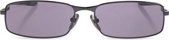 Balenciaga Rechthoekige Zonnebril - Heren - Zonnebrillen - Grijs - ONE Size - Accessoires