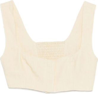 Le Kasha Linen Bralette