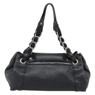 Ferragamo Pre-owned Shoulder Bag - Dames - Pre-owned - Zwart - Maat: ONE Size Leer