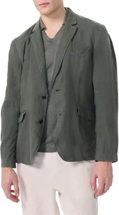 Rag & Bone Butler Patch Pocket Linen Sport Coat in Pavement at Nordstrom, Size 40