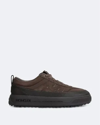 Moncler Altive Low Top Sneakers Dark Brown