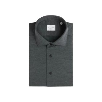 Xacus Active Shirt - Heren - Zakelijke Overhemden - Grijs - 4XL - Leer - Overhemden