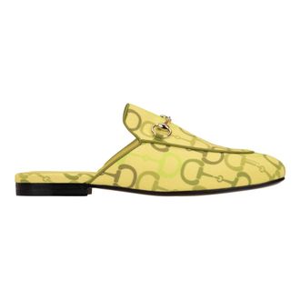Gucci Mules, female, Yellow, Size: 6 1/2 US Pointed-toe Loafer