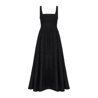 Cult Gaia Carla Dress - Dames - Casual kleedjes - Zwart - 3XS - Leer - Kleedjes
