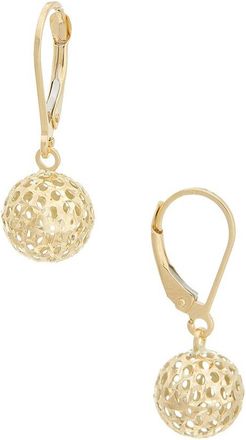 Italian Gold, Inc 10K 9.5Mm Pierced Ball Earrings
