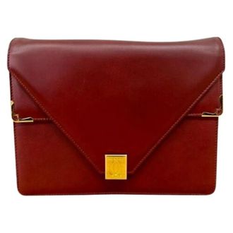 Cartier Pre-owned Shoulder Bags, female, Red, Size: ONE SIZE Pre-owned Must Shoulder Bag