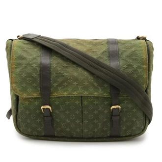 Louis Vuitton Vintage, unisex, Groen, ONE Size, Pre-owned Canvas Cross Body Bag