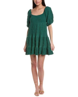 Saltwater Luxe Puckered Mini Dress