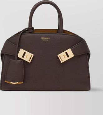 Ferragamo the hug bag mini leather tote bag