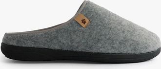 Padders Mens Padders FELIX Mens Mule Slippers Grey - Size: 11