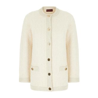 Gucci Cardigans - female - Gucci - Cardigans - White - M - Knitwear