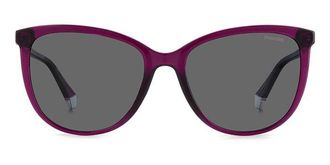 Polaroid PLD 4138/S Polarized B3V/M9 Womens Sunglasses Purple Size 55
