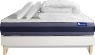 Actisom Pack Colch&oacute;n Blanco L&aacute;tex Y Espuma Viscoel&aacute;stica 200 X 200