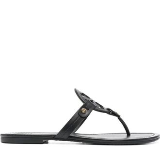 Tory Burch Flip Flops, female, Black, 7 1/2 UK, Black Flat Sandals