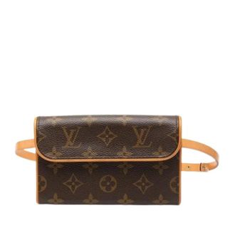 Louis Vuitton Pre-owned Belt Bags, female, Brown, Size: ONE SIZE Pre-owned Fabric Crossbody Belt Bag