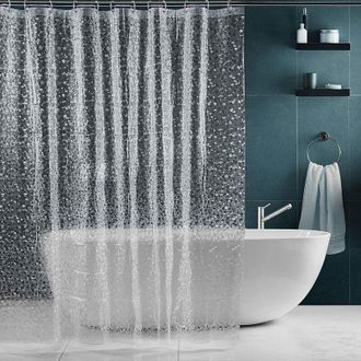 OEM Cortina De Ducha, Cortina De Ducha De Eva Impermeable Para Ba&ntilde;o Y Aseo, Resistente Al Moho, Antibacteriana, 180 X 200 Cm, Semi-trenzada - Crezuo