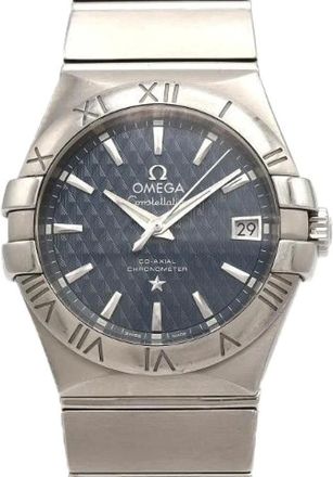 Omega Pre-owned Constellation Acciaio Inossidabile Automatico - - Pre-owned - Donna - Blu - ONE SIZE