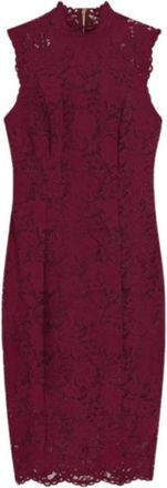 Marciano Michelle SL Kantjurk - Dames - Casual kleedjes - Paars - S - Kleedjes