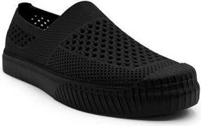 Chelsea Crew Ruby Knit Slip-On Sneaker in Black Rubber at Nordstrom Rack, Size 7