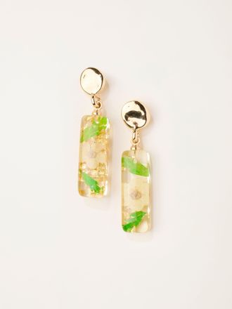 Fat Face FatFace Green Resin Flower Dops