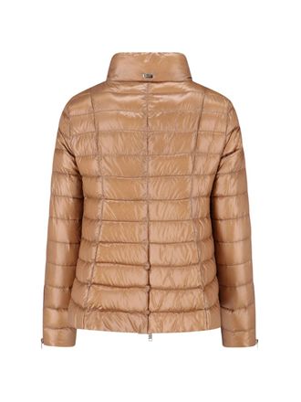 Herno Womens Jackets Brown Polyamide