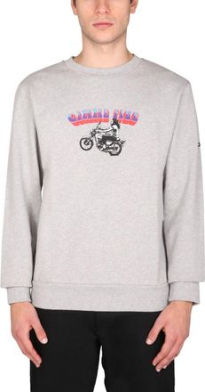A.P.C. Light Grey Graphic Sweatshirts