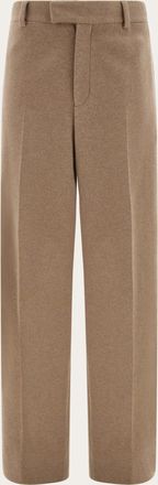 Ferragamo Uomo Pantalone sartoriale in jersey interlock Beige