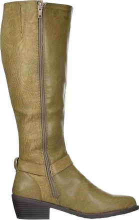 Easy Street Womens Luella Boots In Taupe