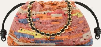 Loewe x Albers Flamenco Tapestry Crossbody Bag in Cotton-Blend Jacquard