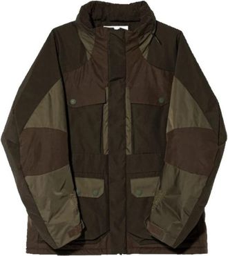 White Mountaineering Gore-Tex Infinium Primaloft Gewatteerd Jack - Heren - Zomerjassen - Groen - M - Katoen - Jassen