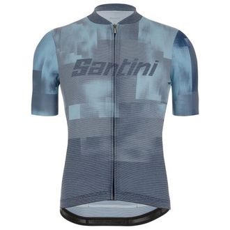 Santini Forza Indoor Jersey Velotrikot f&uuml;r Herren | grau