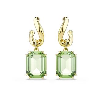 Swarovski Millenia Oorhangers - Dames - Oorbellen - Groen - ONE Size - Accessoires