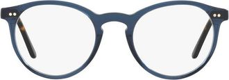 Polo Ralph Lauren PH20835276 Round Full Rim Eyeglasses - Blue