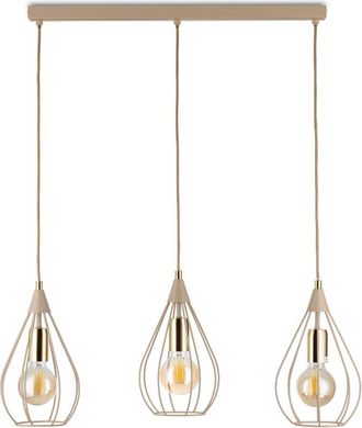 OEM L&aacute;mpara Colgante Noa Beige 3xe27 75 Cm