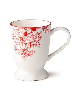 Certified International Crimson Noel Set Of 6 Mugs