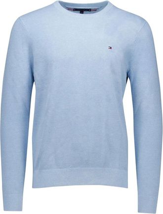 Tommy Hilfiger Truien & Vesten, Heren, Blauw, M, Lichtblauwe Trui