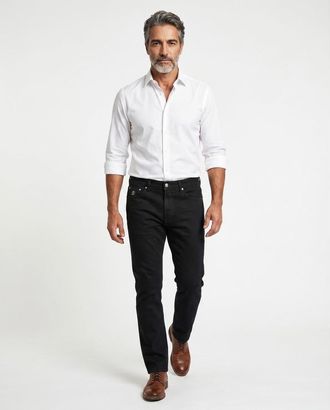 Brunello Cucinelli Black Five-Pocket Denim Trousers, Brand Size 44 (US Size 29)