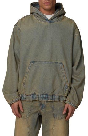 Good For Nothing Oversized Denim Pullover Hood in Blue at Nordstrom, Size X-Large Uk