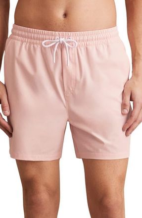 Reiss Cliff Swim Trunks in Pink at Nordstrom, Size Xx-Large