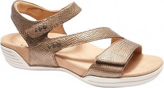 H&auml;lsa Footwear Womens Denia Sandal In Bronze