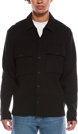 Vince Chunky Waffle Shirt Jacket
