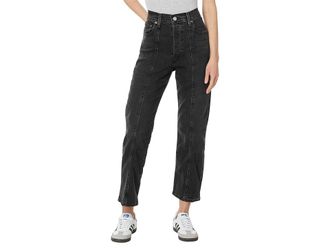 Levi's Ribcage Straight Seamed Womens Jeans First or Last : 24 27, Cotton/Denim/Elastane