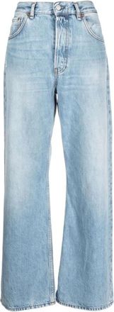 Acne Studios Broeken - Dames - Loose Fit Jeans - Blauw - W26 - Katoen - Jeans