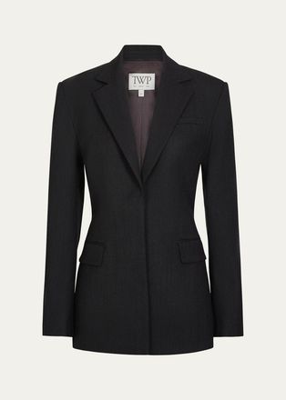 TWP Notched Sloped Blazer