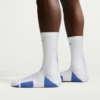 Nike Unisex Elite 2.0 Cushioned Crew Socks (1 Pair) in White | HM0285-102