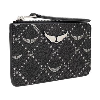 Zadig&Voltaire Portafoglio ZV Card Monogram - - Accessories - Donna - Nero - ONE SIZE